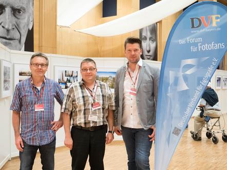 DVF-Fotogipfel-Team Wolfgang Elster, Christian Schmidt und Alexander Gohlke