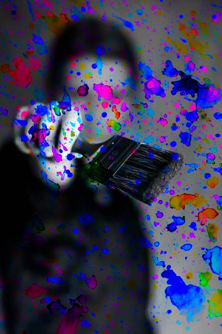 Eva Loreena Winkler - Farbexplosion - AK1 - Farbe
