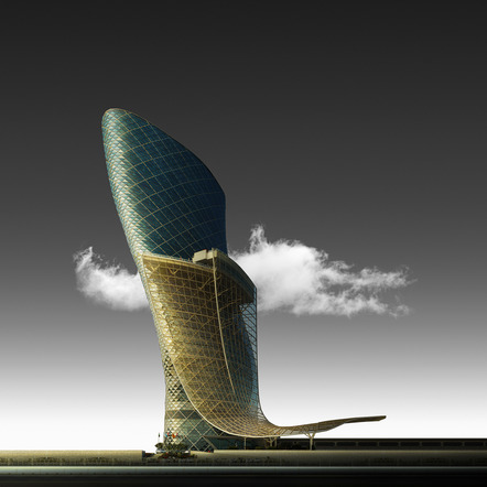 02. Platz - Frank Loddenkemper - Lichtmaler Niederrhein - FARBE - Medaille - Capital Gate Tower Abu Dhabi